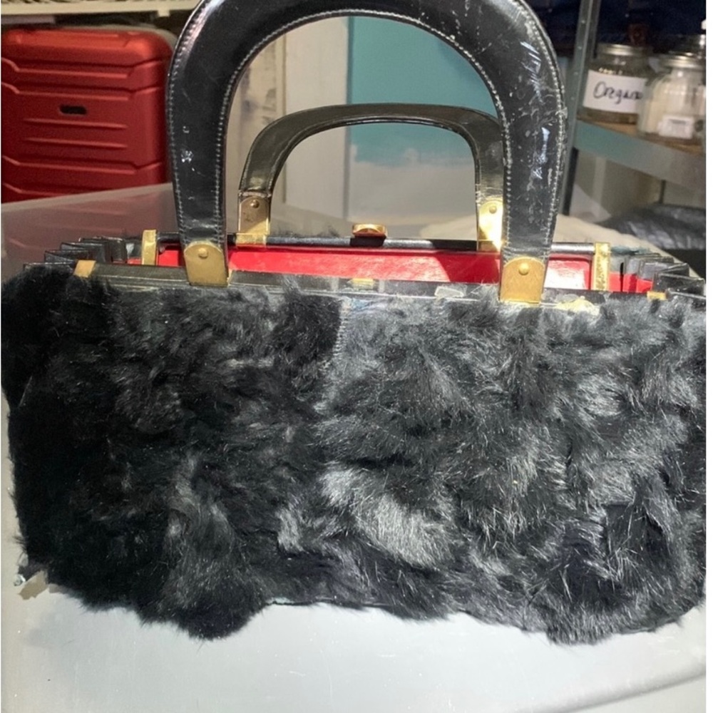 SUSAN GAIL VINTAGE CUSTOM ACCORDION RABBIT BAG